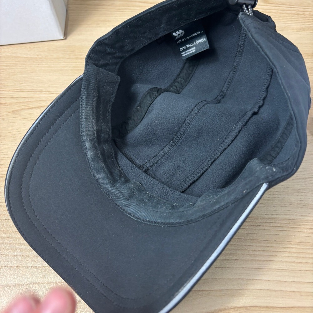 All In Motion Hat Cap‎ Panel Performance Run Running Cinch Back - Picture 10 of 12